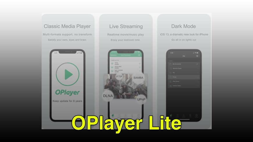 OPlayer Lite مشغل فيديو للايفون مجاني