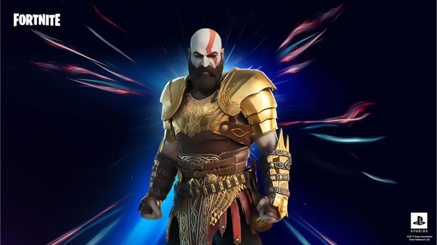 Kratos من God of War متاح الآن في Fornite