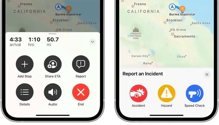 قد تحصل خرائط Apple قريبا على ميزة للإبلاغ عن الحوادث