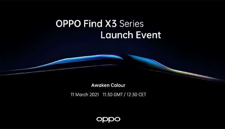 من المقرر إطلاق سلسلة Oppo Find X3 في 11 مارس